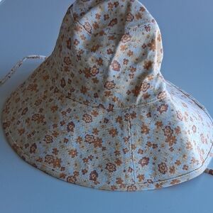 Floral Wide Brim Hat